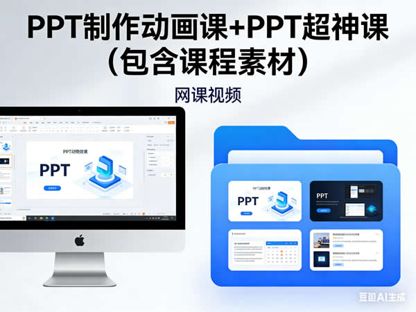 Ppt制作动画课+ppt超神课（包含课程素材） 网课视频